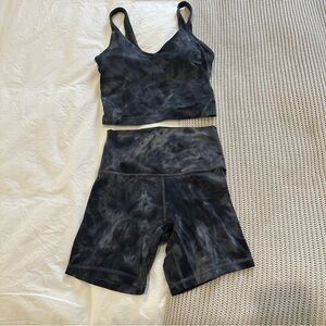 Lululemon tie dye workout set